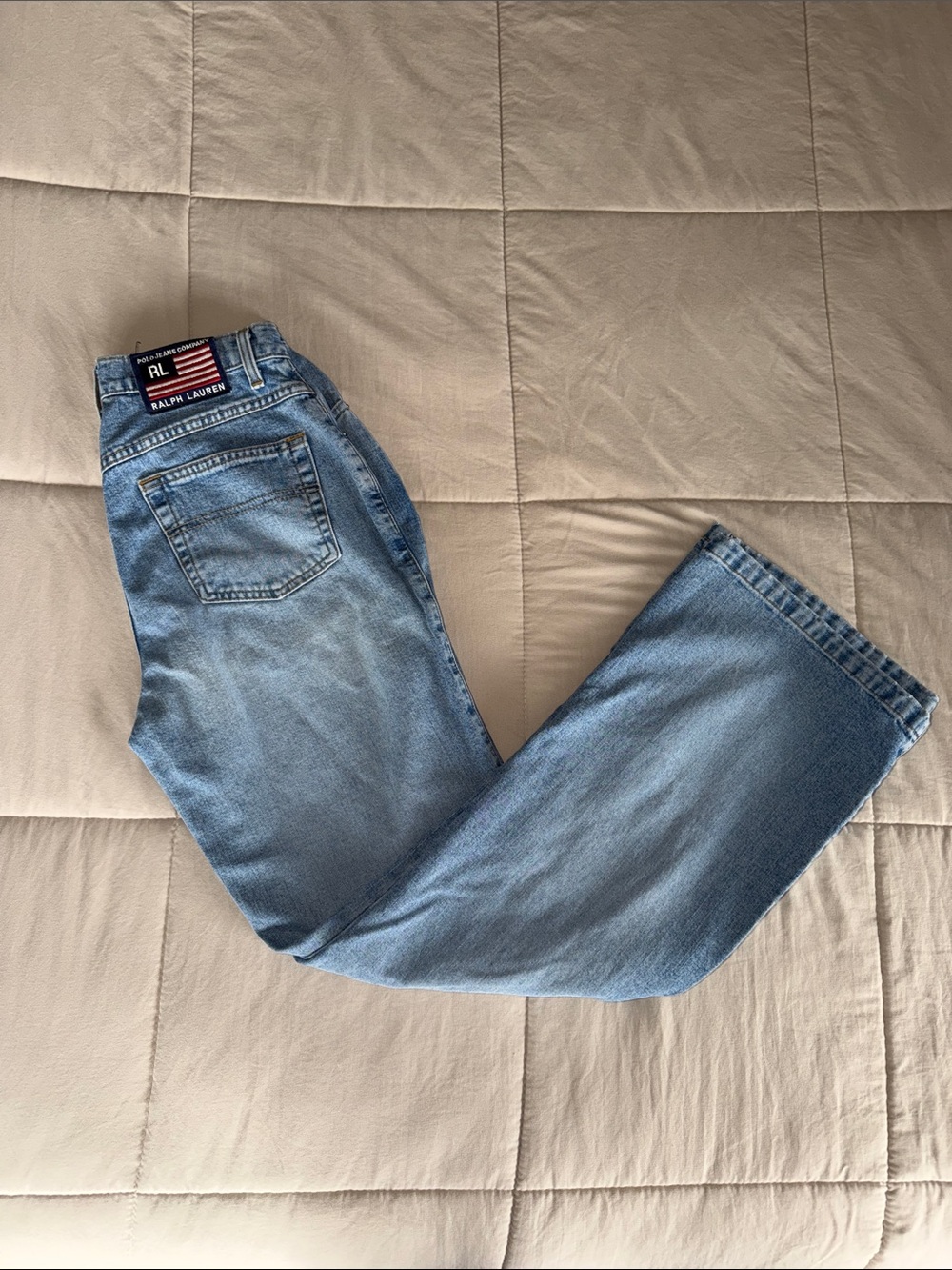 Polo by Ralph Lauren Light Blue Straight-Leg Denim Jeans